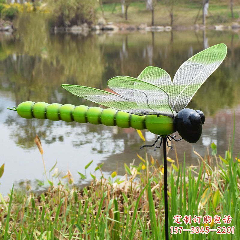 温州B款蜻蜓绿色仿真雕塑