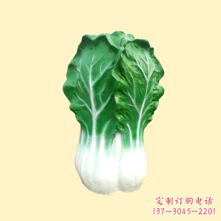 温州白菜卡通雕塑