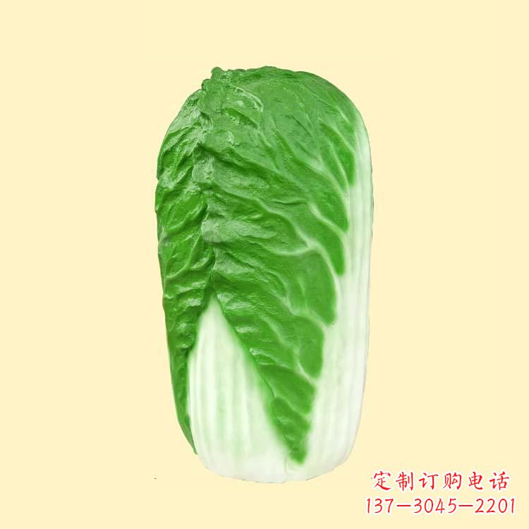 温州玻璃钢大白菜雕塑