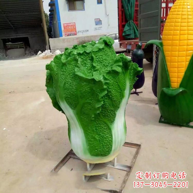温州玻璃钢仿真白菜雕塑