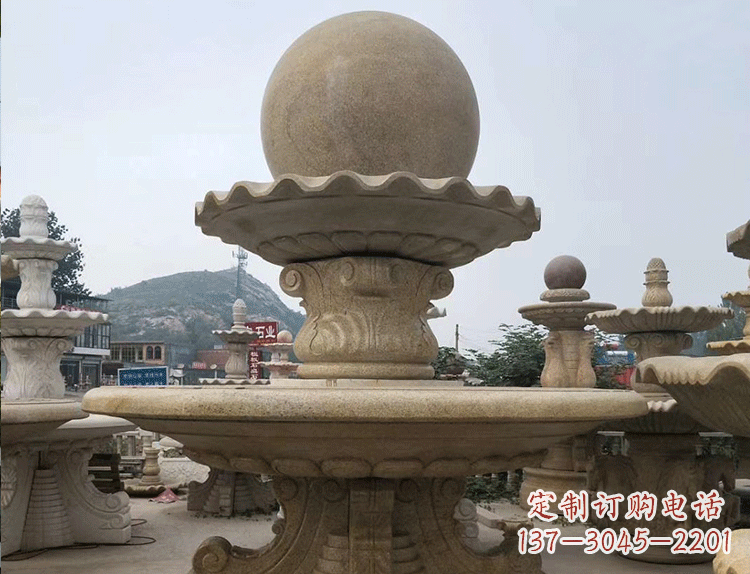 温州石雕汉白玉喷泉
