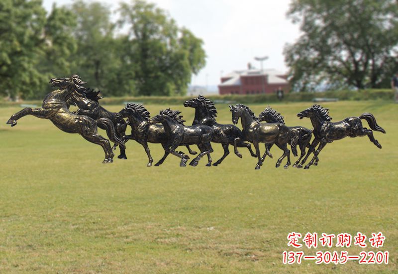 温州马群铜雕经典珍藏