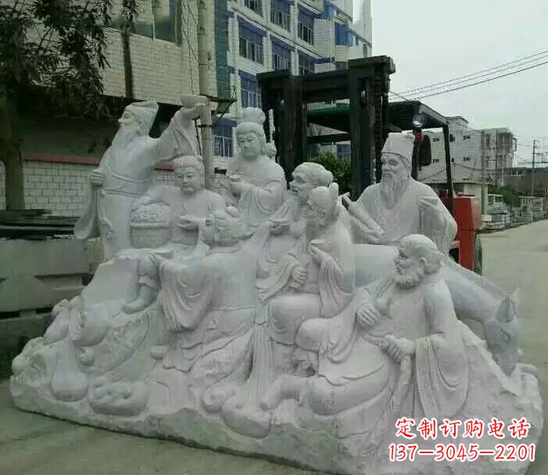 温州八仙过海石雕