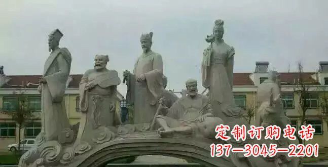 温州八仙过海石雕222