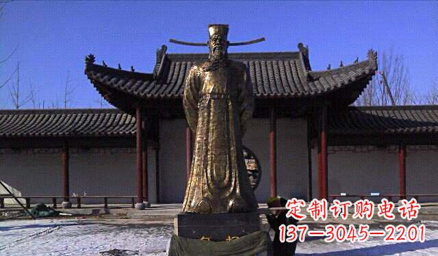 温州包拯古代名人铜雕