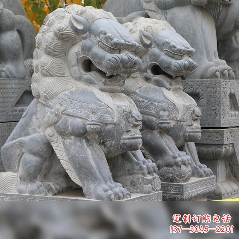 温州北京故宫的石狮子
