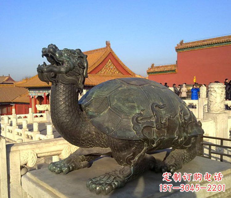 温州北京故宫龙龟铜雕摆件