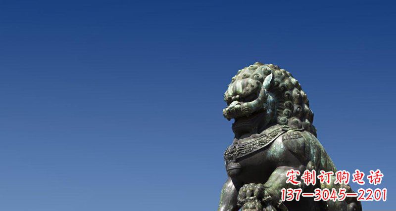 温州北京青铜狮子雕塑 (2)
