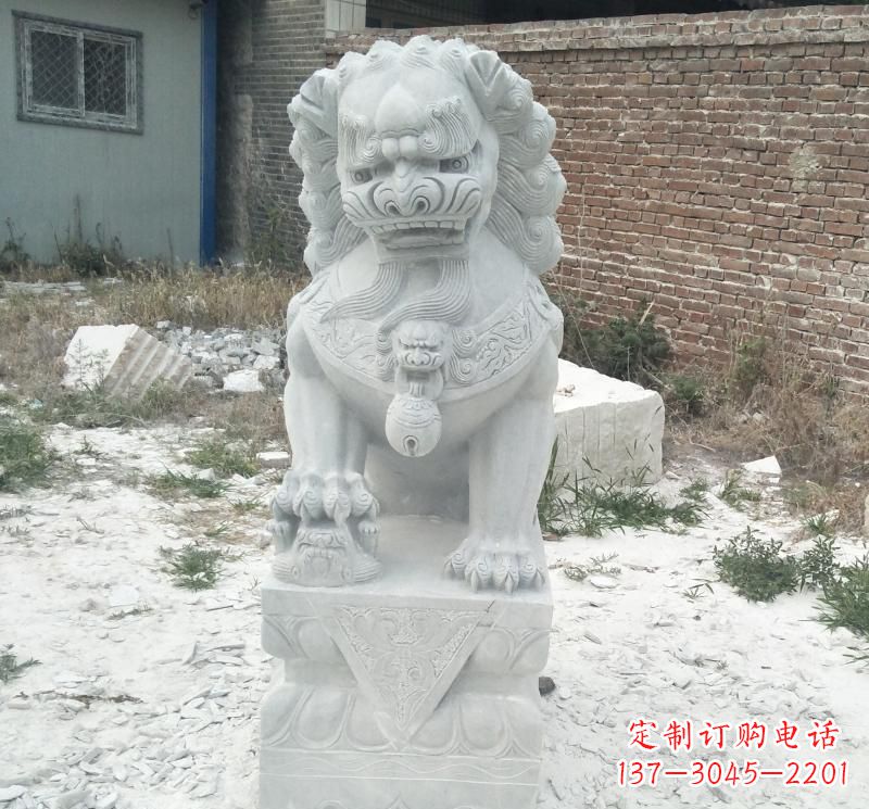 温州北京看门狮子石雕