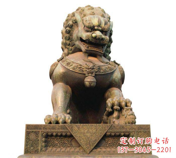 温州北京狮大型狮子铜雕