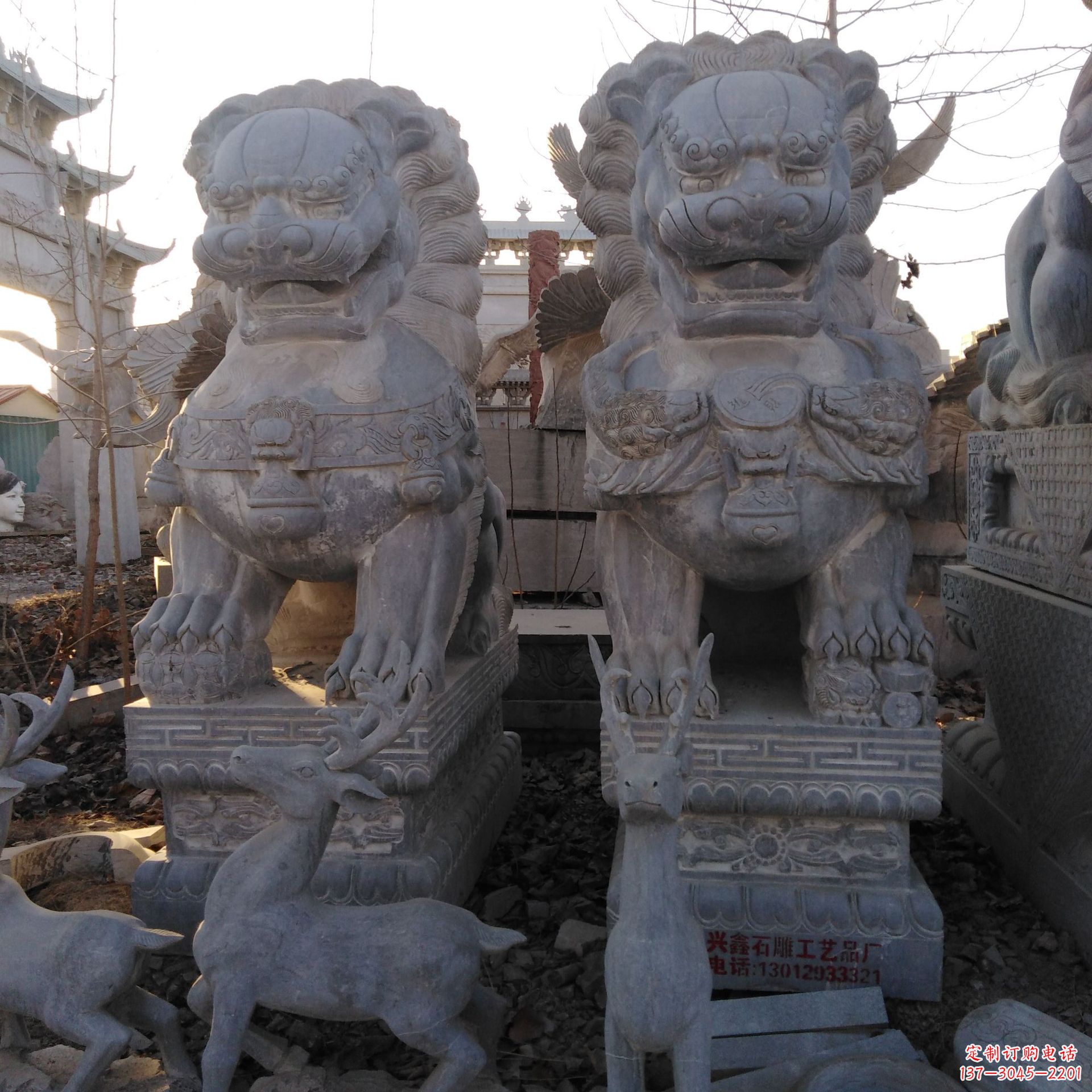 温州北京铸铜狮子雕塑厂家