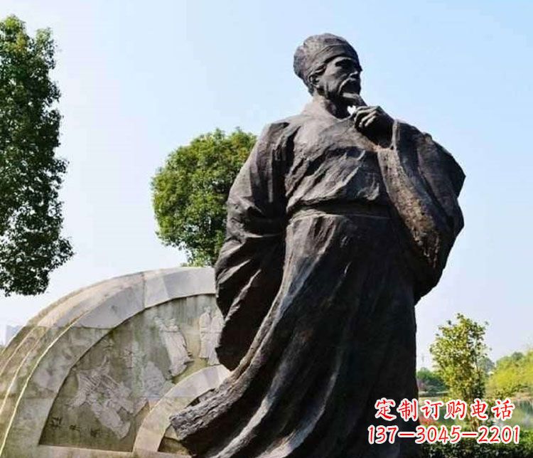 温州北宋思想家王安石铜雕