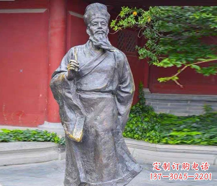 温州北宋文学家苏轼铜雕