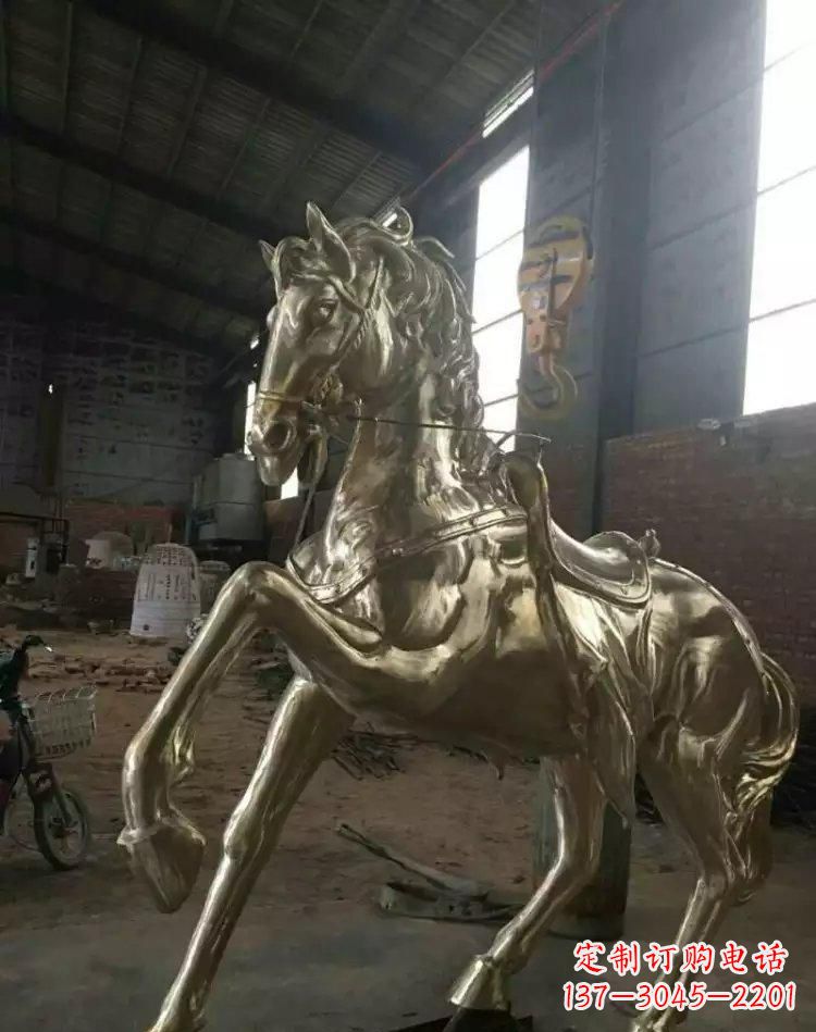 温州奔马铜雕