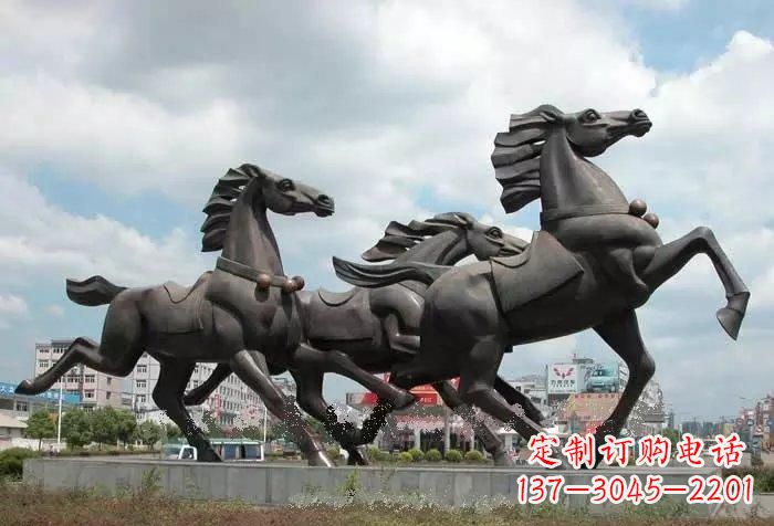 温州奔跑马雕塑