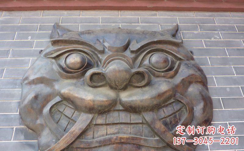 温州狴犴古代神兽铜浮雕