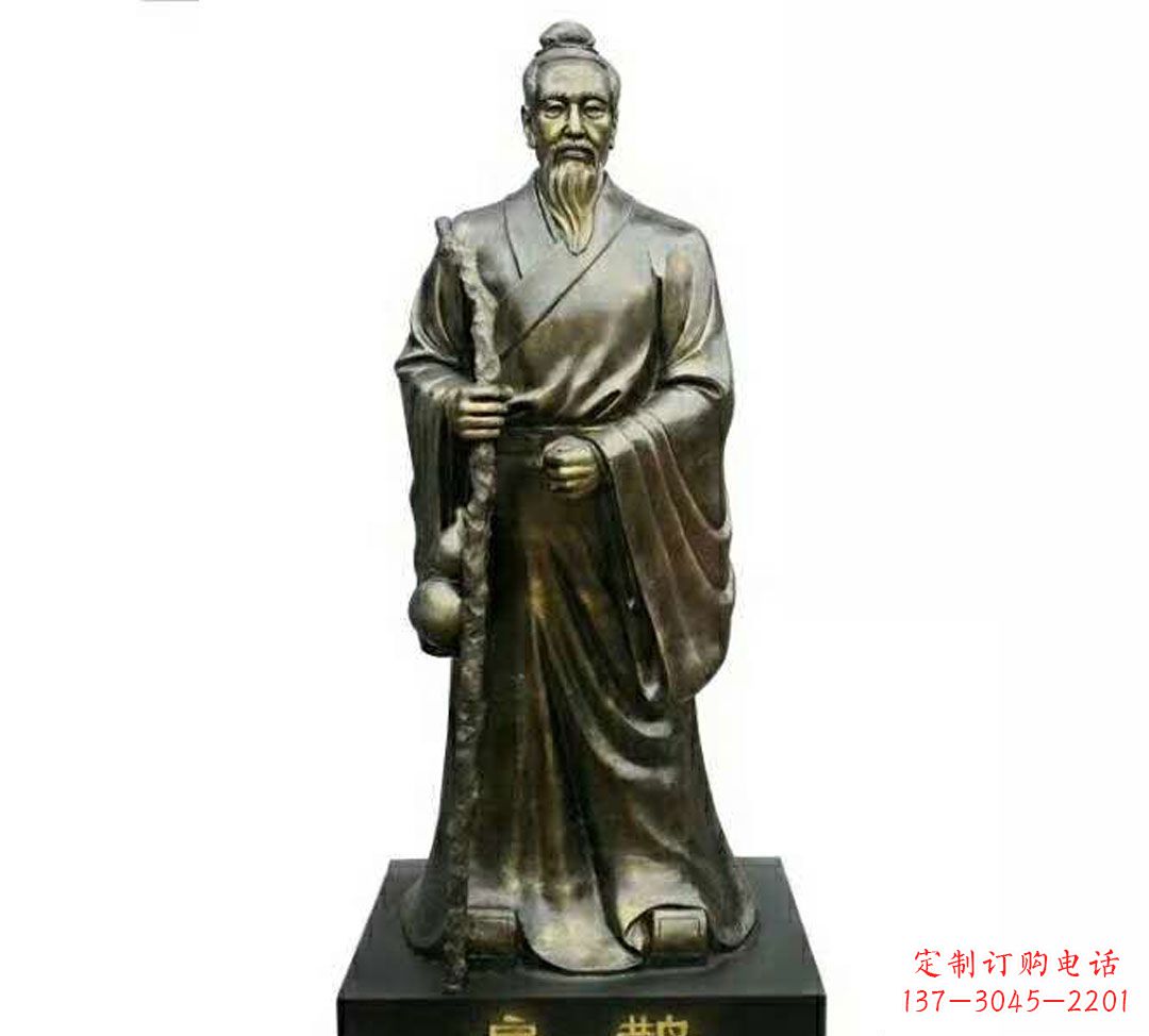 温州扁鹊神医铜雕