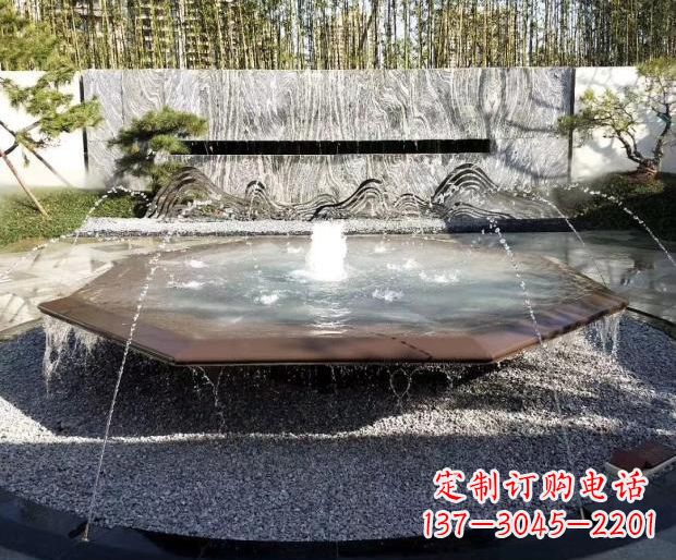 温州别墅不锈钢假山雕塑