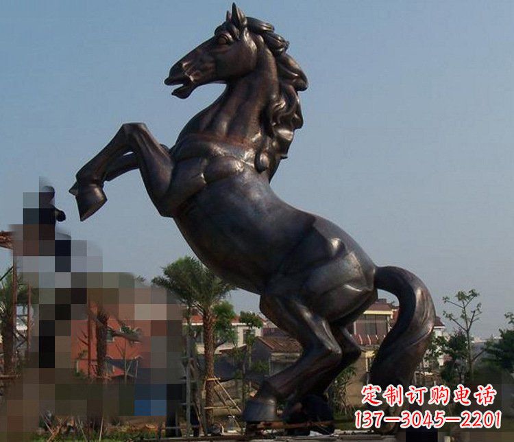 温州别墅景观动物马铜雕塑