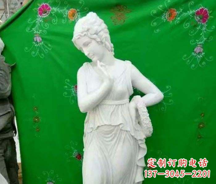 温州别墅景观西方女人石雕