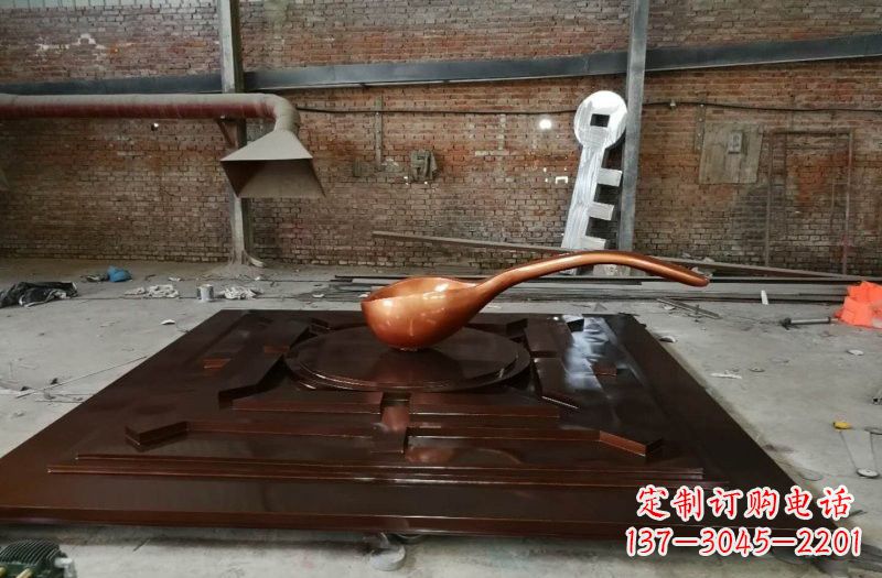 温州玻璃钢仿铜司南案例