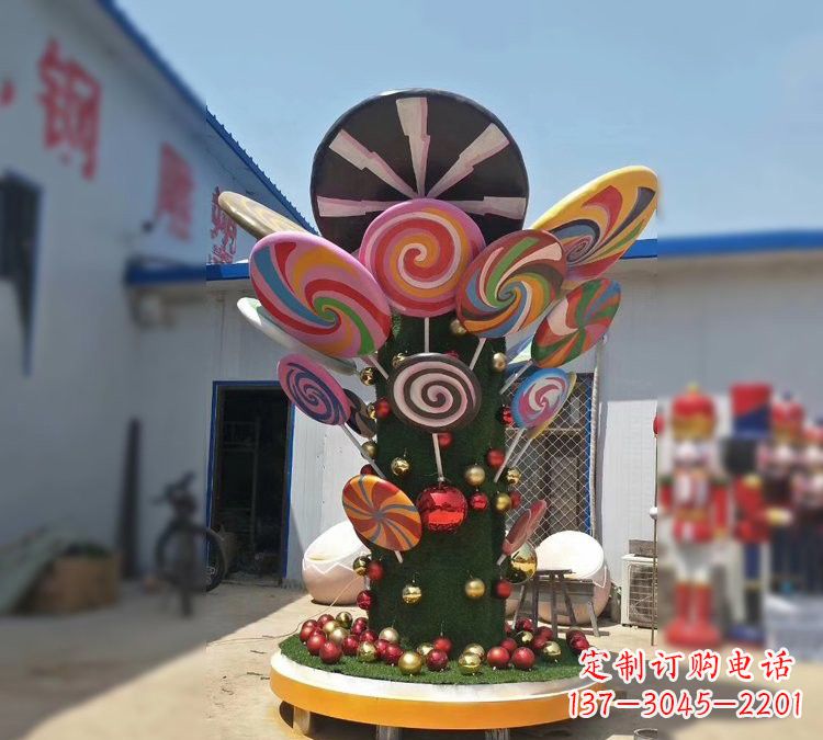 温州玻璃钢仿真棒棒糖