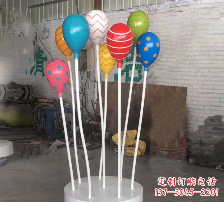 温州玻璃钢仿真彩绘气球