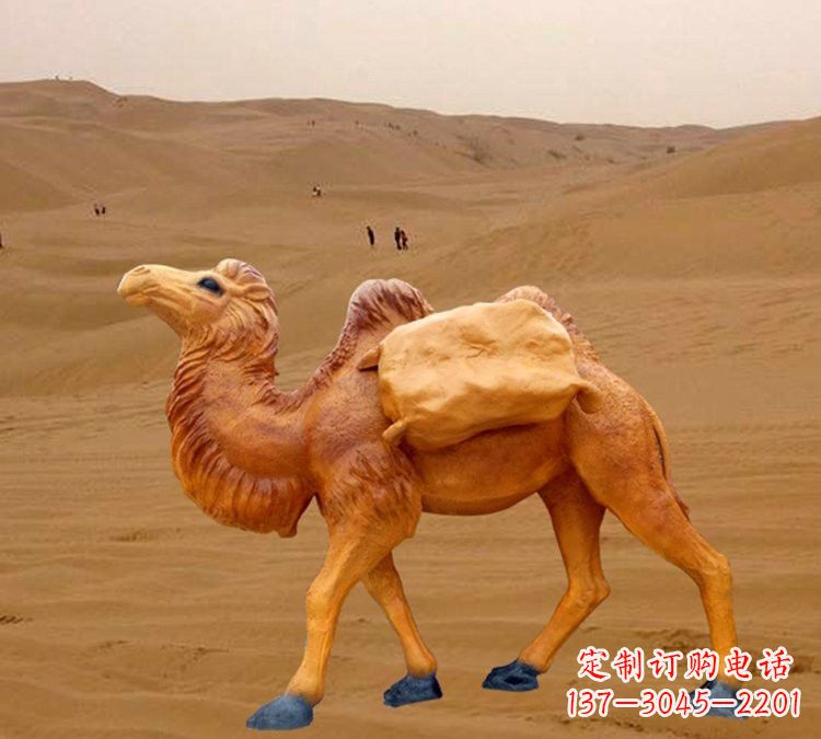 温州玻璃钢仿真骆驼
