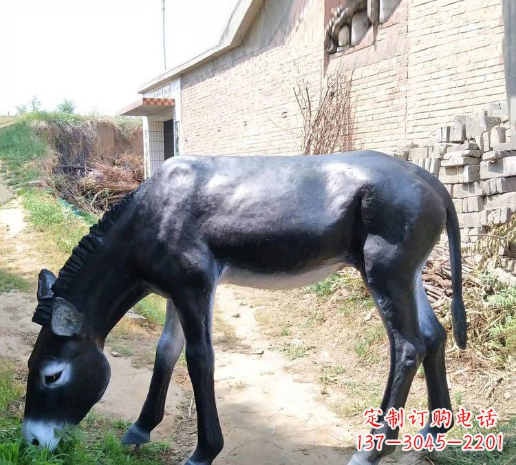 温州玻璃钢仿真毛驴