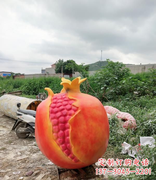温州玻璃钢仿真石榴 (2)