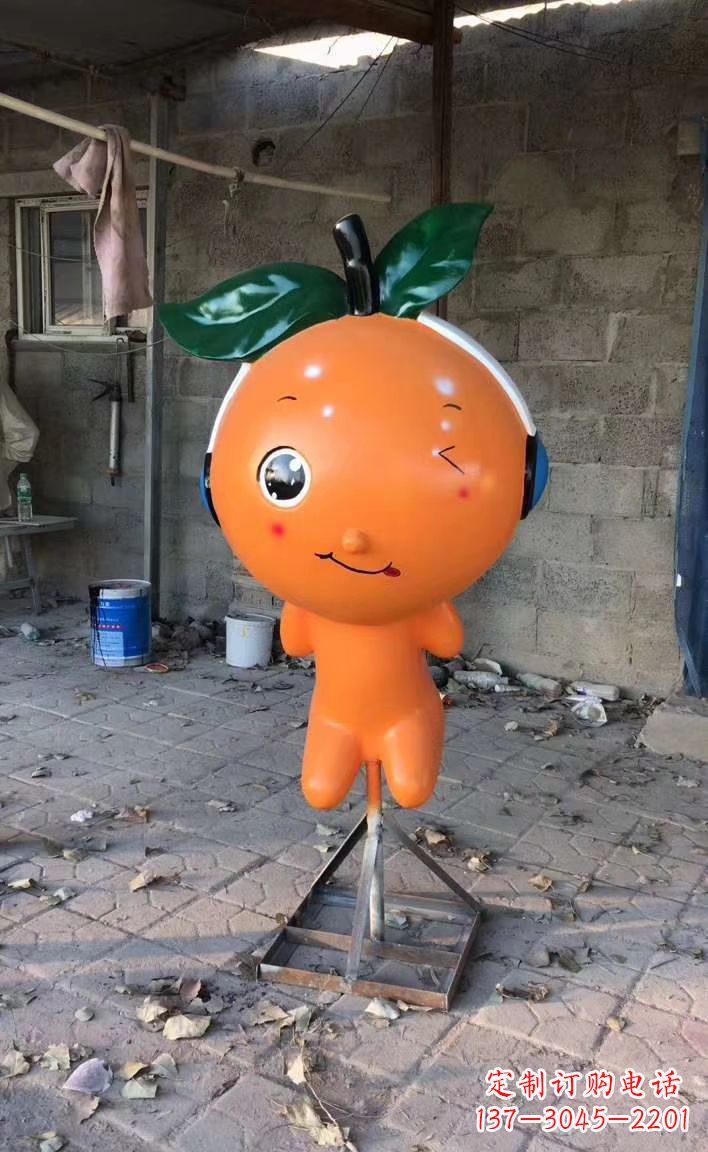 温州玻璃钢水果卡通雕塑
