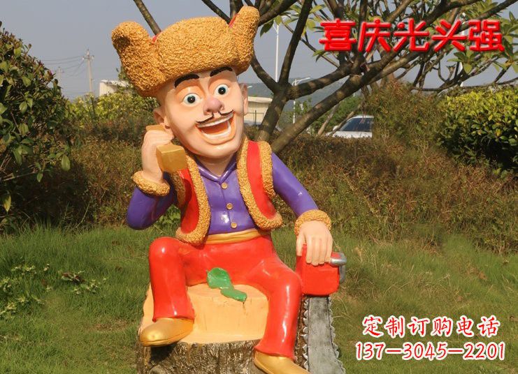 温州玻璃钢熊大熊二光头强