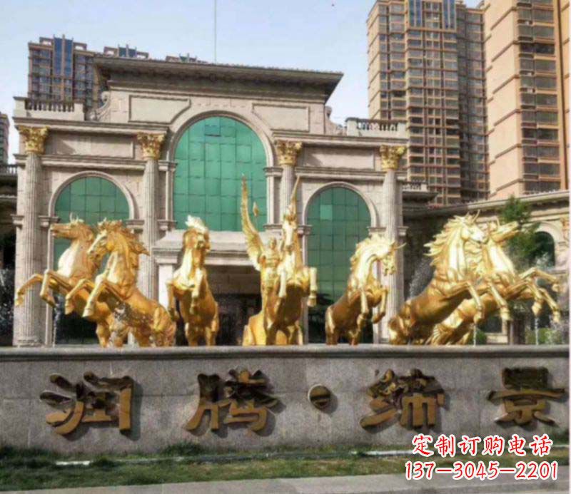 温州不锈钢阿波罗战车雕塑