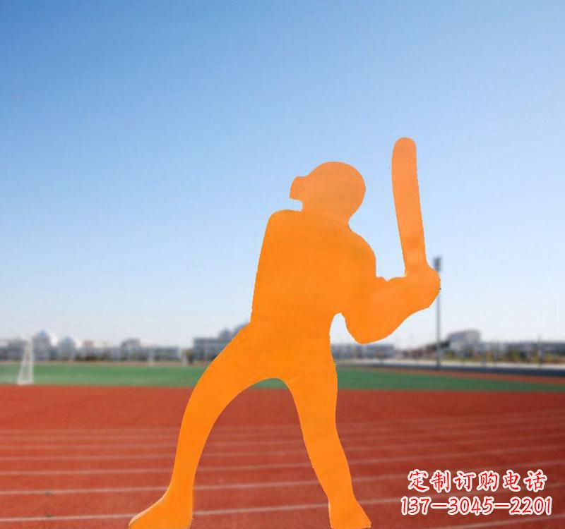 温州棒球运动人物雕塑传承棒球精神