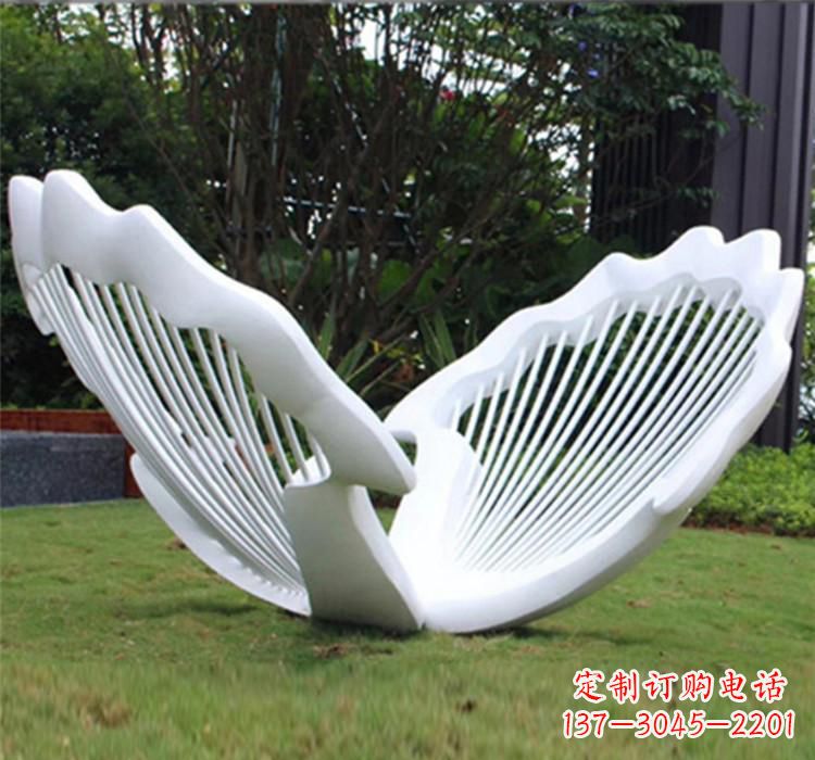 温州不锈钢贝壳雕塑