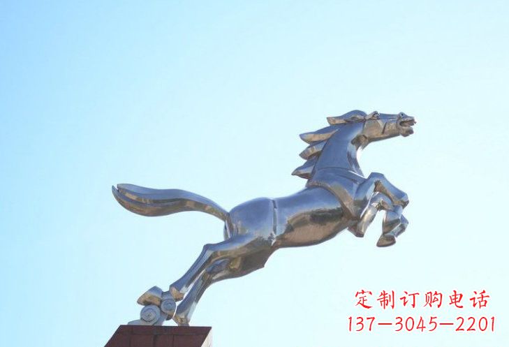 温州不锈钢奔马雕塑