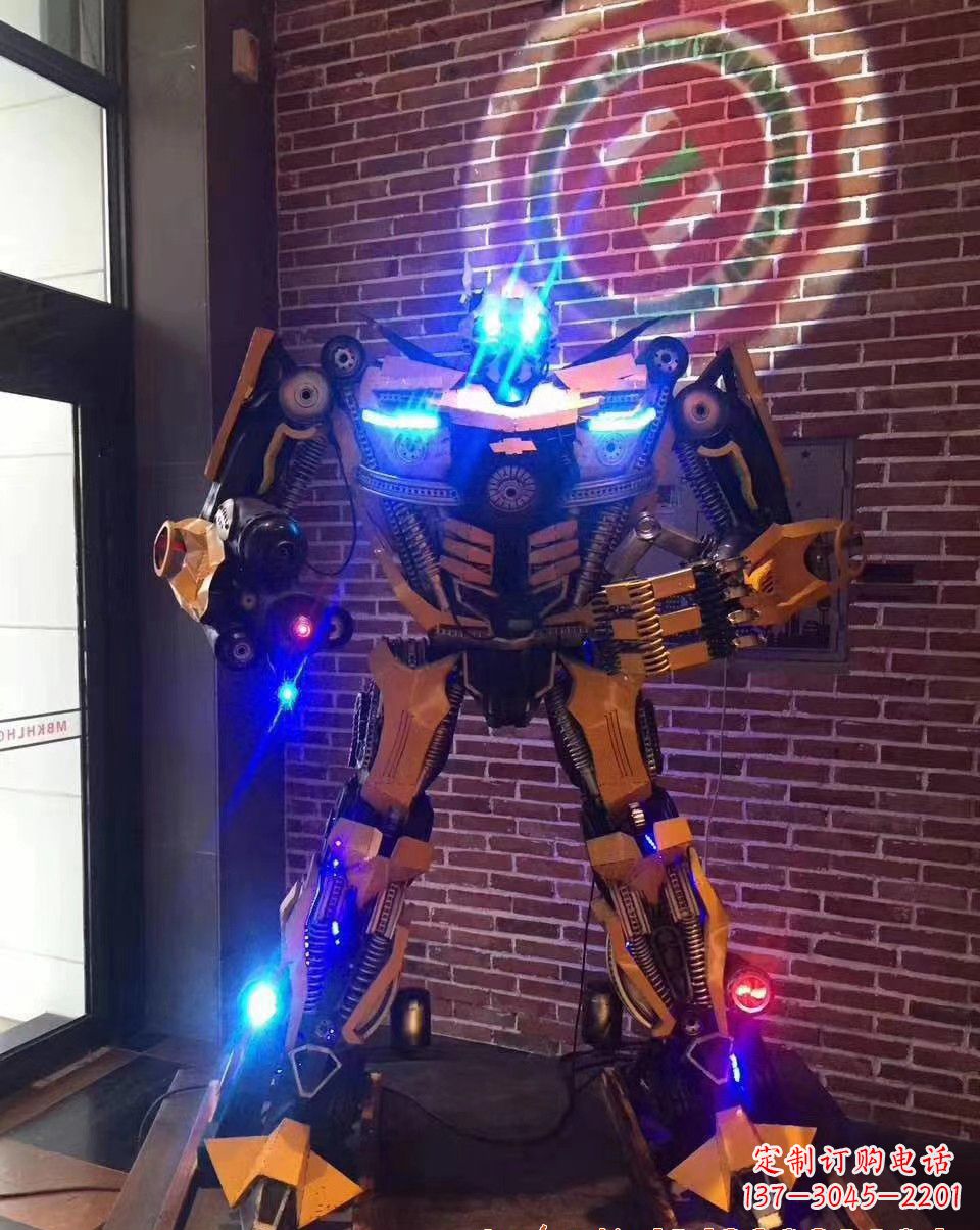 温州不锈钢变形金刚雕塑