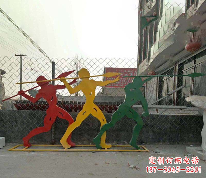 温州不锈钢标枪雕塑