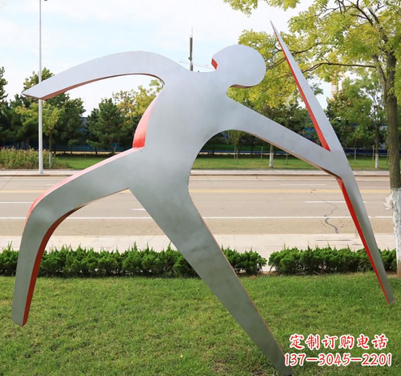 温州不锈钢标枪雕塑2