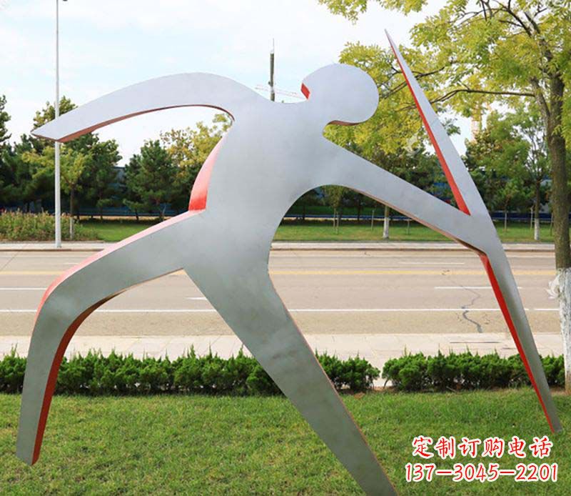 温州不锈钢标枪景观雕塑