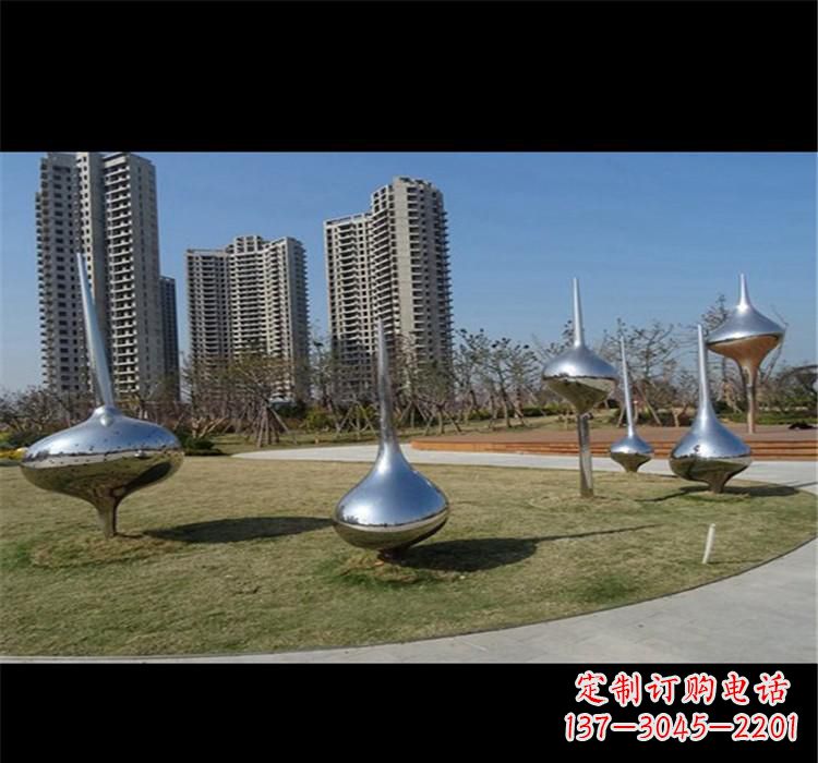 温州不锈钢城市水滴雕塑唤醒城市的灵魂