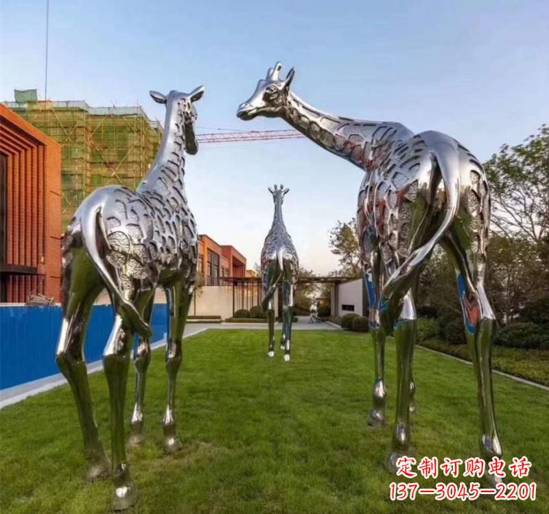 温州不锈钢城市园林动物雕塑