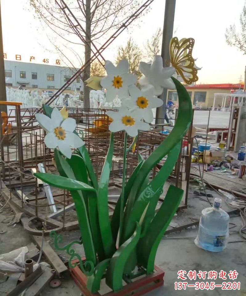 温州不锈钢城市紫荆花雕塑
