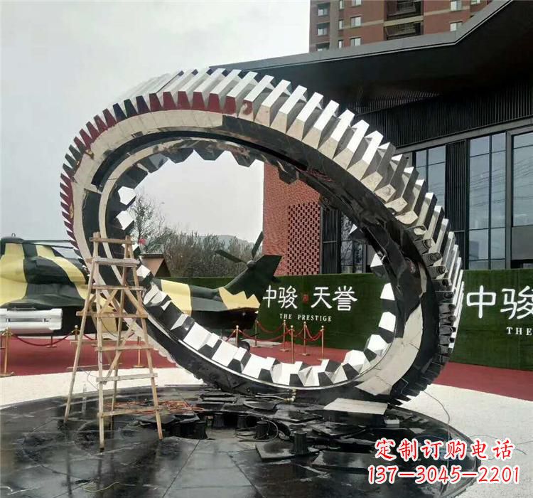 温州不锈钢齿轮抽象雕塑