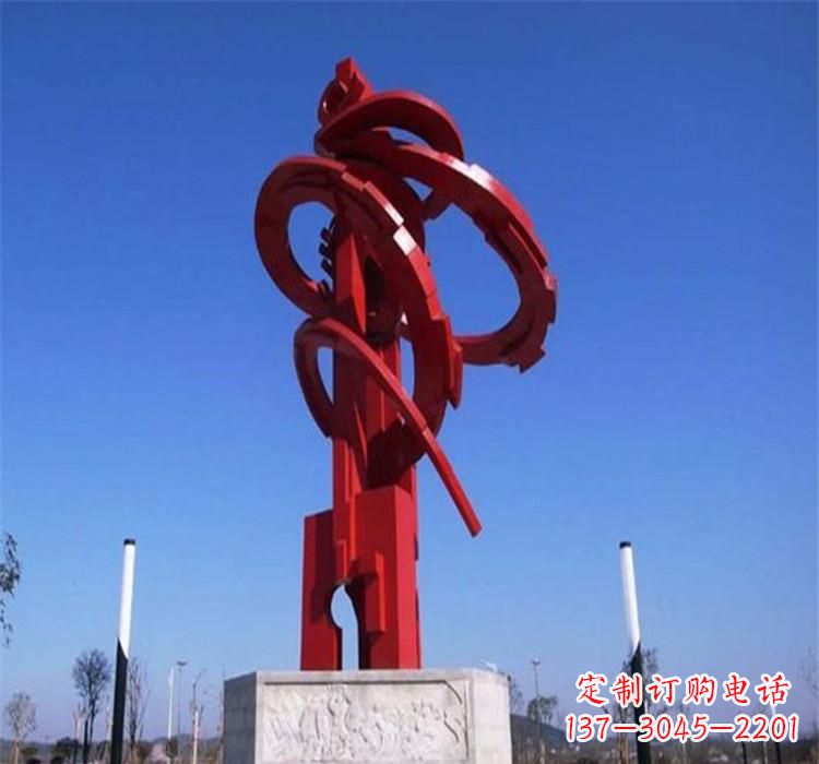温州不锈钢齿轮雕塑2