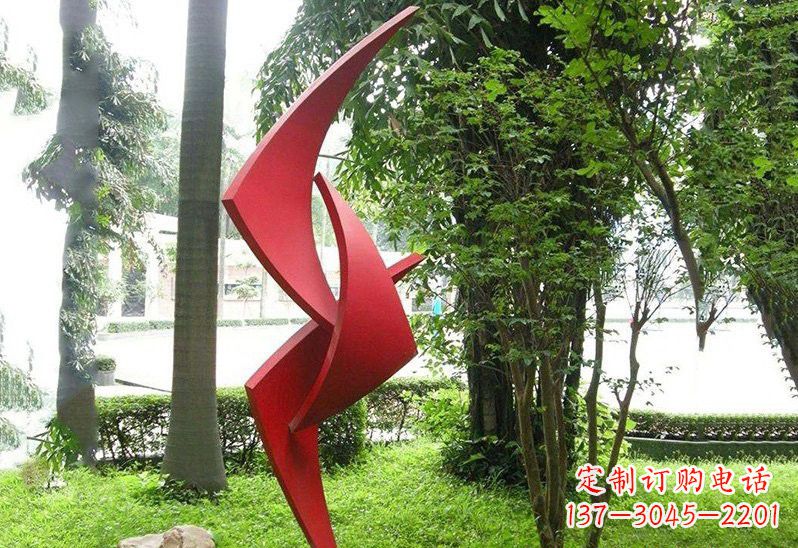 温州不锈钢抽象的风车雕塑