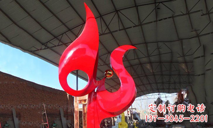温州不锈钢抽象动物雕塑
