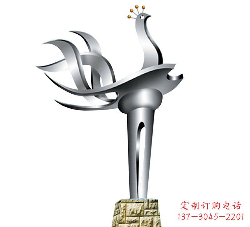 温州不锈钢抽象凤凰设计图