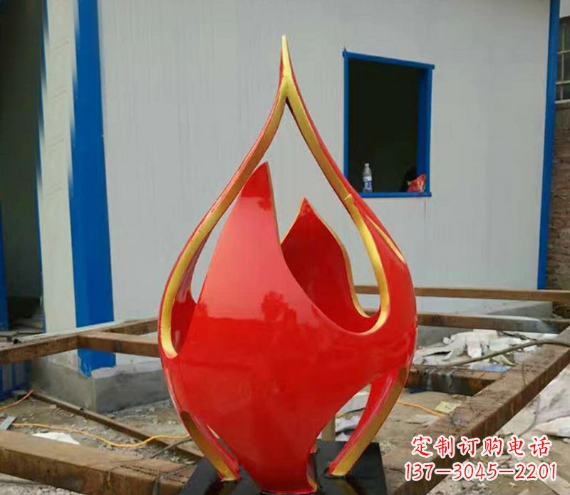 温州不锈钢龙雕塑点缀火龙果广场
