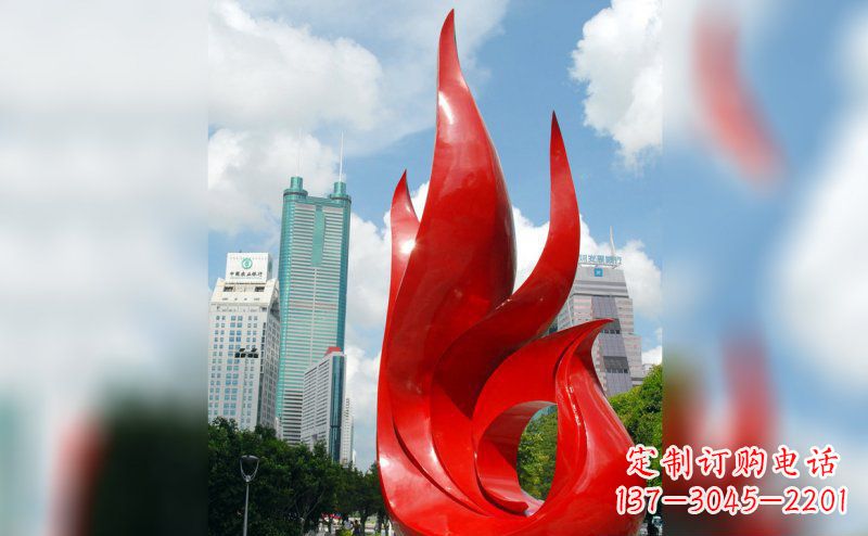 温州不锈钢抽象孔雀雕塑 (2)